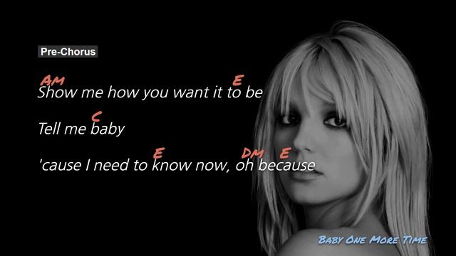 Baby One More Time, lyrics, Guitar Chords, Acoustic Cover, Britney Spears смотреть онлайн