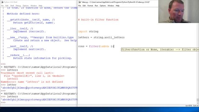 Python Basics Built in Filter Function смотреть онлайн