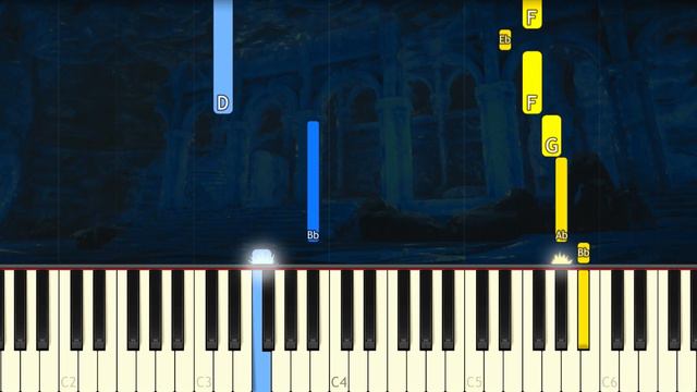My Castle Town - Deltarune (Chapter 2) OST - EASY Piano tutorial смотреть онлайн