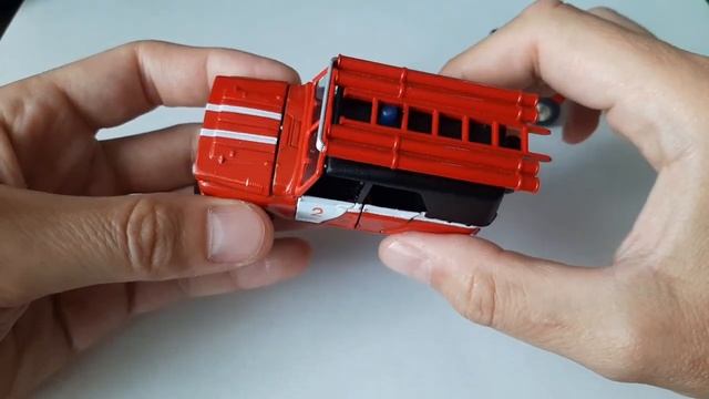 Конверсия. Пожарный УАЗ-469 1:43. смотреть онлайн