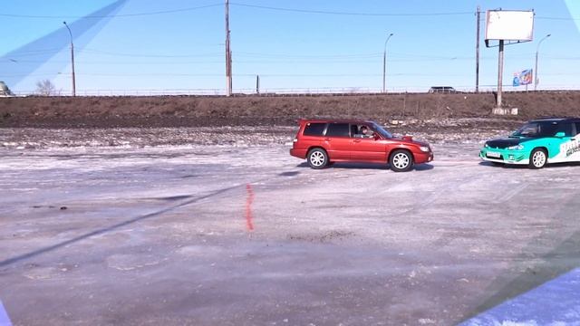 Subaru Forester SF5 Sti Vs Subaru Forester SF5 Tug Of War