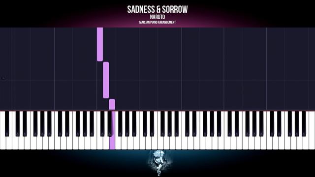 How To Play: Naruto - Sadness & Sorrow | SLOW EASY Piano Tutorial + Sheets смотреть онлайн