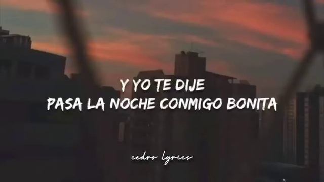 Bonita // Andres Cabas ; (Letra) 🎵 смотреть онлайн
