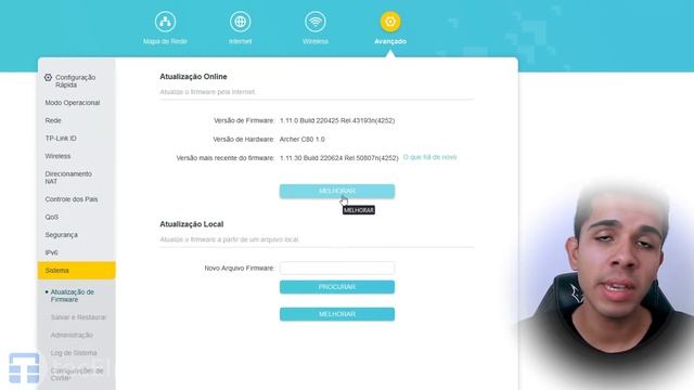 Como ATUALIZAR o firmware do ROTEADOR TP-LINK online - TecElmo смотреть онлайн