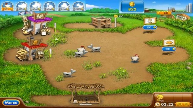 Прохождение Игры Весёлая Ферма 2 #2 Прямое Крыло смотреть онлайн