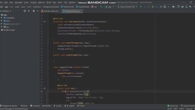 Simple Background Thread смотреть онлайн