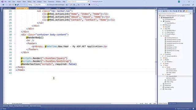 C#: MVC - ASP.NET Web Application (Framework) Getting Started смотреть онлайн