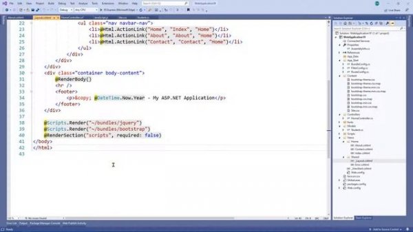 C#: MVC - ASP.NET Web Application (Framework) Getting Started