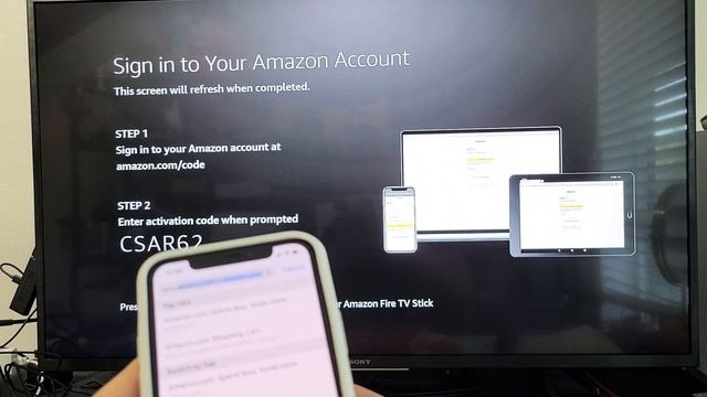 Fire TV Sticks: How to "Sign in to Your Amazon Account" (2 Ways) смотреть онлайн