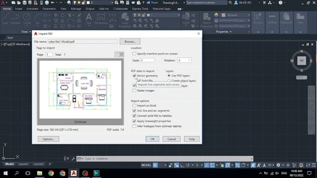 Convert Pdf file To Autocad dwg file смотреть онлайн