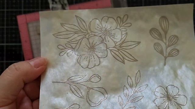 How to make your own satin finish on vellum Featuring Trinity Stamps First Bloom stamp set смотреть онлайн