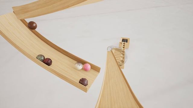 Chocolate Marble Run Race Shredder смотреть онлайн