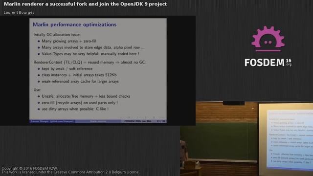 FOSDEM 2016 - H1301 - Rlin Renderer A Successful Fork And Join The Openjdk 9 Project.mp4 смотреть онлайн