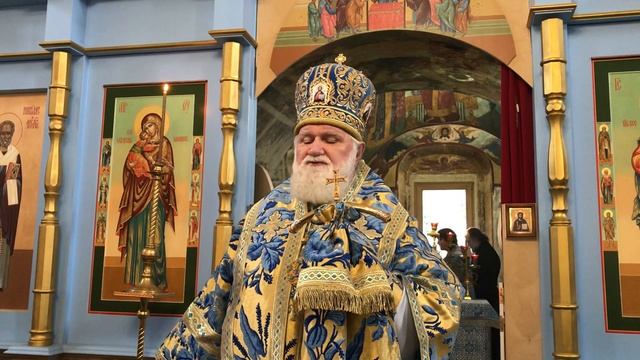 Напутствие владыки Вадима в храме Владимирской иконы на Божедомке смотреть онлайн