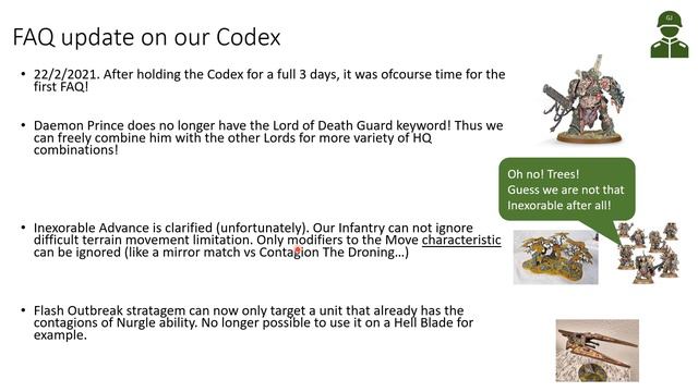 Codex FAQ Daemon Prince And Inexorable Advance - Death Guard Tactics   -Warhammer 40k 9th Edition