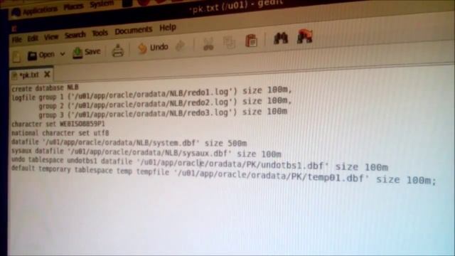 How to create a database in Linux Redhat Oracle 11g смотреть онлайн