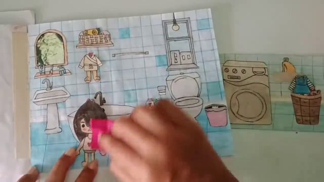 Playing with quiet book॥Quiet book made with paper॥paper doll house.❤❤? смотреть онлайн