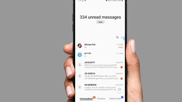 Jio Sim Me Messages Sent Nahi Ho Raha Hai / SMS Couldn't Sent Problem