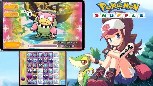 Pokemon Shuffle - Еще один Мега камень получен! (часть 9) смотреть онлайн