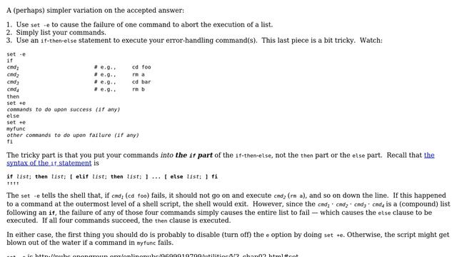 Is there a way to have a function in my bash script auto run on any command error? (3 Solutions!!) смотреть онлайн