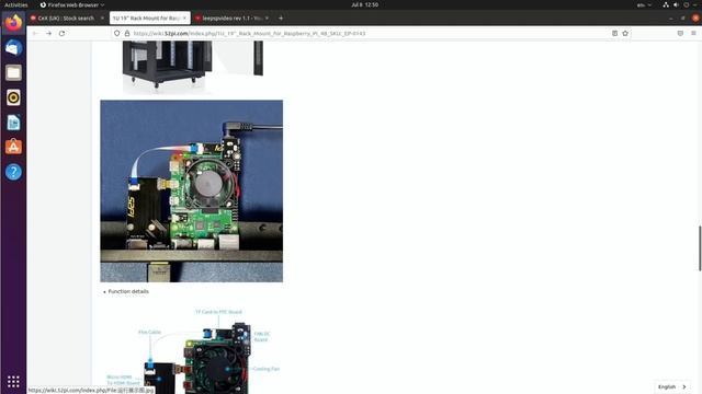 Raspberry Pi 4 rack mount. HDMI & SD card relocation plus quiet fan. смотреть онлайн