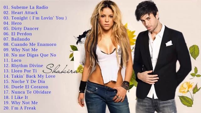 Shakira, Enrique Iglesias Greatest Hits Playlist - Top Latino Songs 2020 | Shakira, Enrique Iglesia смотреть онлайн