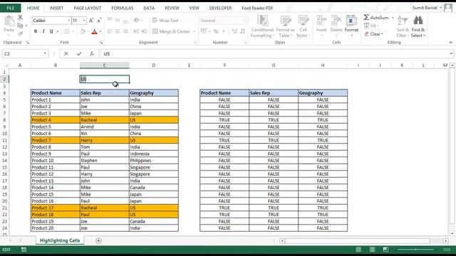 Search and HIghlight Data in Excel Using Conditional Formatting смотреть онлайн