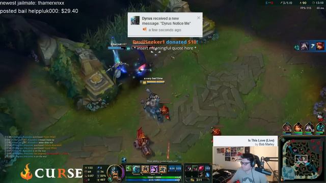 Dyrus - OLAF 4V5 FIESTA смотреть онлайн
