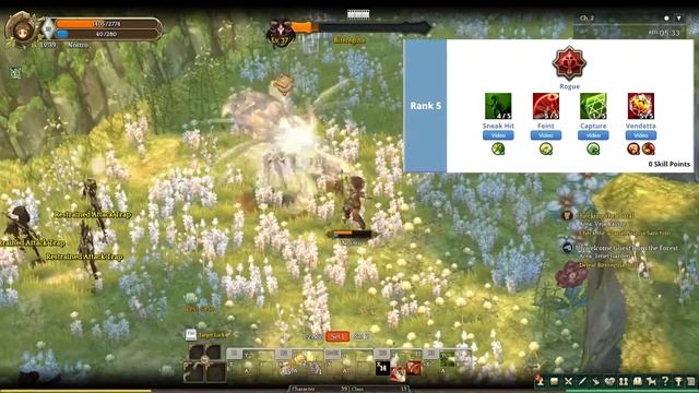 Tree of Savior - обзор Rogue [билд лучника] смотреть онлайн