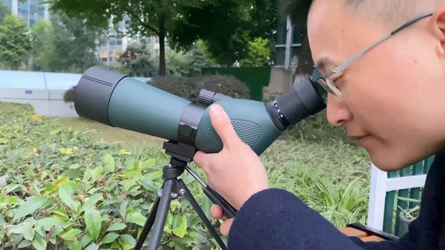 Waterproof Glass 20-60X60 Hunting Spotting Scope With Reticle смотреть онлайн