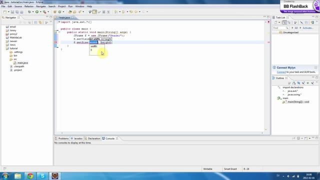 Java Swing Tutorial - Part 1 - 2me4u смотреть онлайн