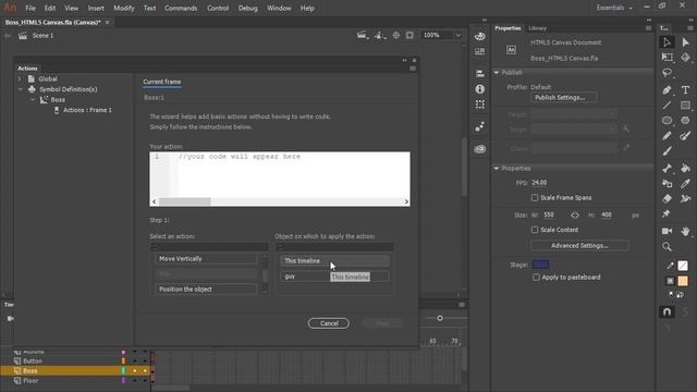 Make an Interactive Design in Adobe Animate Using the Actions Wizard | Adobe Creative Cloud смотреть онлайн
