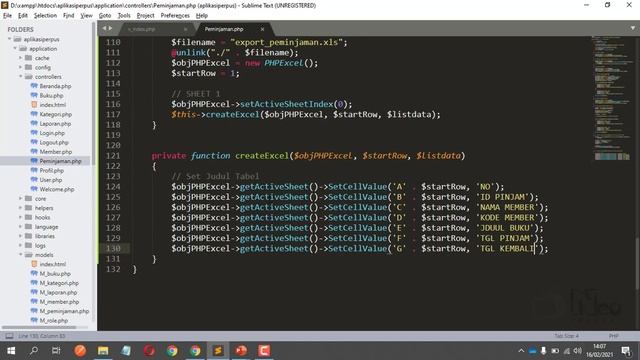 10 Part 2 - Export Data ke Excel смотреть онлайн