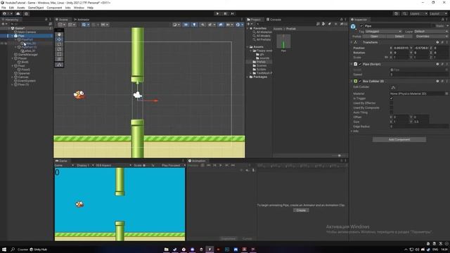 Как сделать игру на Unity в 2д с нуля #5 | Графика смотреть онлайн