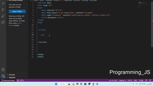 Первый урок Javascript для чайников смотреть онлайн