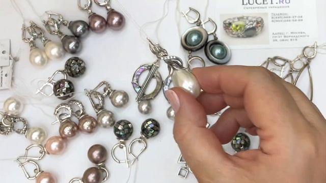 СЕРЬГИ С ЖЕМЧУГОМ_МАЙРОКОЙ.  Серьги трансформеры. Завод Вега. Цены под видео.