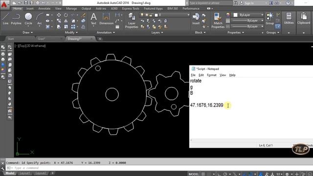 How To Create 2D Gear Rotate Motion Animation In AutoCAD | How to use Script Rotate Command смотреть онлайн