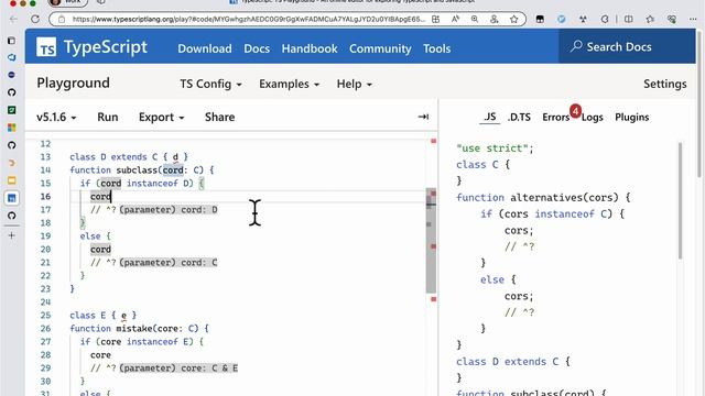 Narrowing in Typescript, part 2 of Widening and Narrowing смотреть онлайн