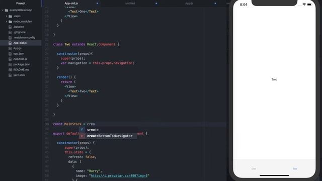 React Native - Navigation Examples - Part One смотреть онлайн