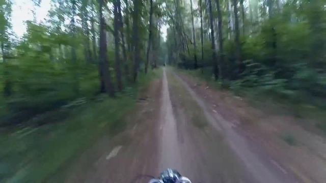 Эндуро по лесу - iRBiS TTR/Kawasaki kx смотреть онлайн