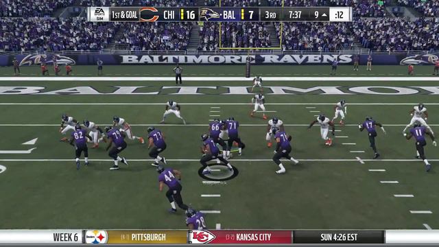 Madden NFL 18 - Bears Franchise Ep. 9 - Week 6 at Ravens [Season 1] смотреть онлайн