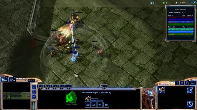 LET'S PLAY Starcraft 2 Nexus Wars смотреть онлайн