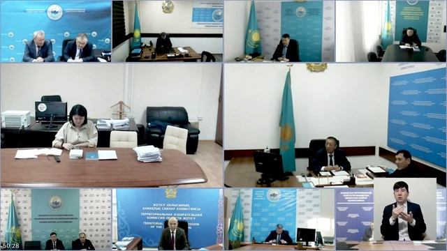 ҚР ОСК отырысы / Заседание ЦИК РК (18.02.2023-10:00) смотреть онлайн