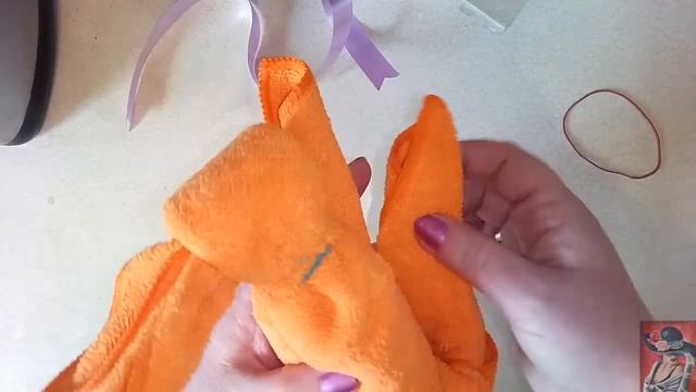 Зайчик из тканевой салфетки. ПАСХАЛЬНЫЙ КРОЛИК. смотреть онлайн