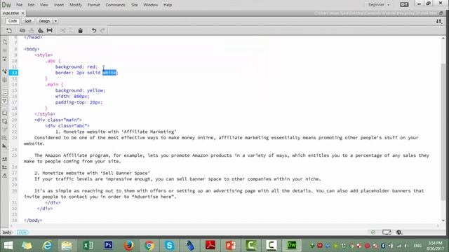 CSS Padding Property - Cascading Style Sheets - Part 30 - RSL Tutor - Urdu and Hindi смотреть онлайн