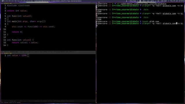 C++ понятный курс для начинающих. #22 Глобальные переменные. Global variables. смотреть онлайн