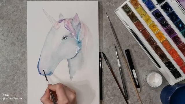 "Как нарисовать единорога" мастер-класс смотреть онлайн