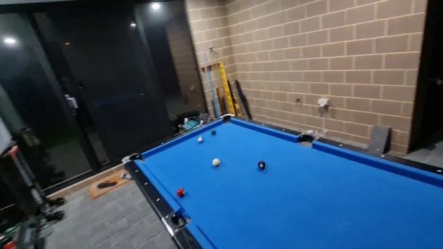 7 ft. foldable pool table 10-ball practice (first person view) смотреть онлайн