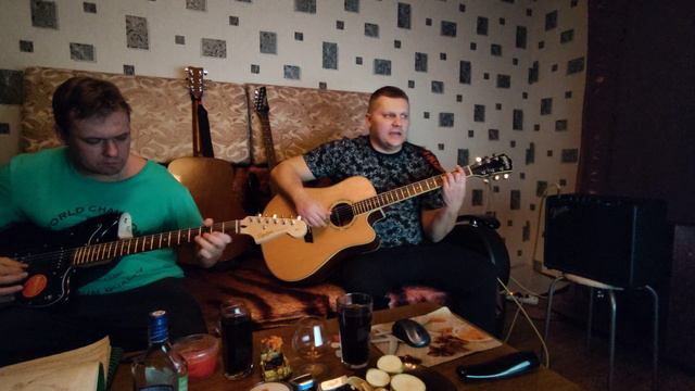 Король и Шут - Ведьма и Осёл.. Кавер на гитарах ..Соло вокал ритм .. смотреть онлайн