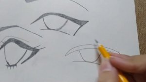 как нарисовать аниме глаза\how to draw anime eyes